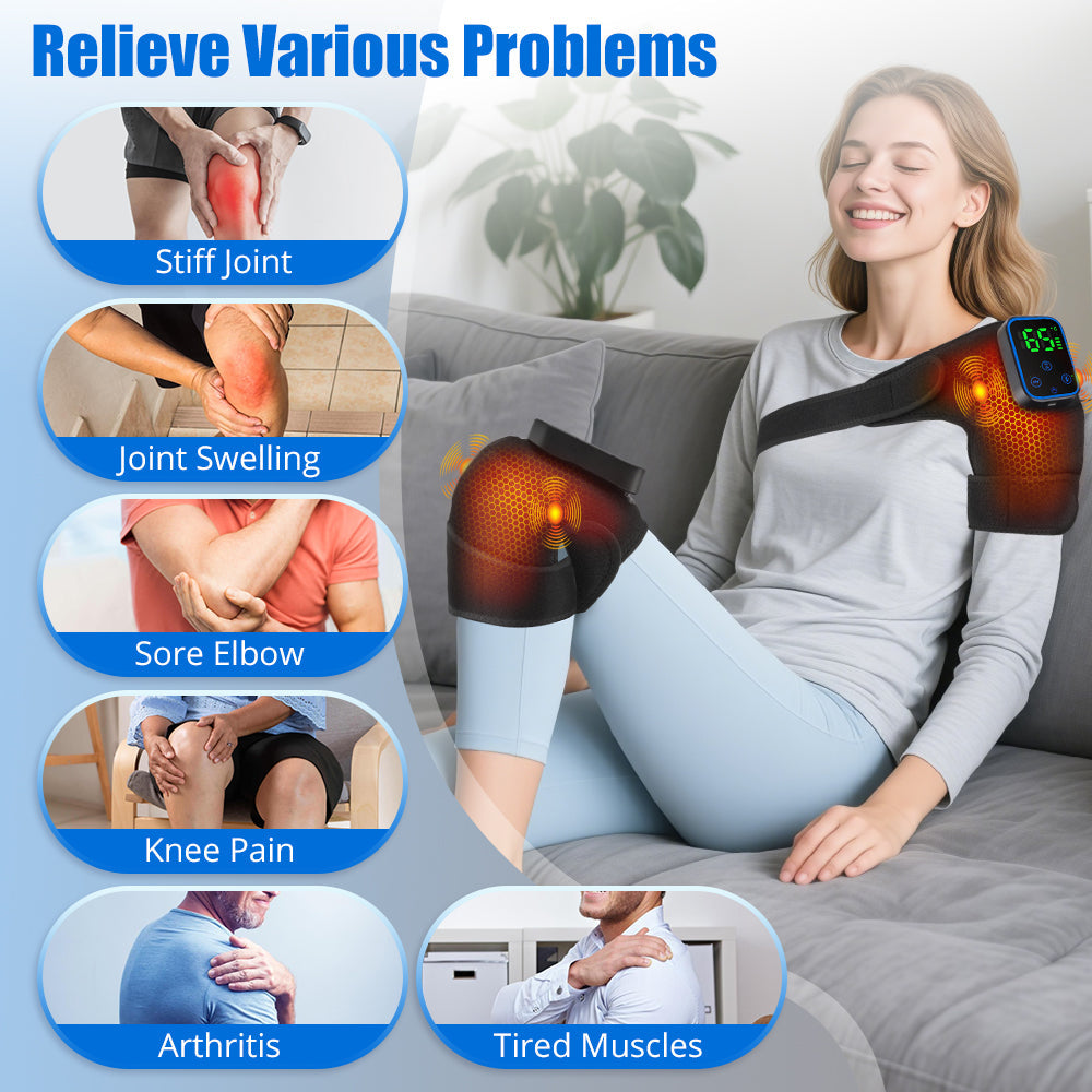 Knee Massager with Heating and App Control