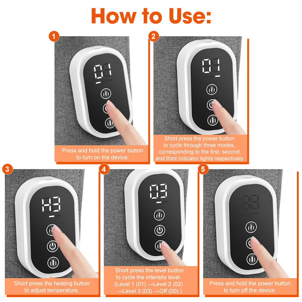 Wireless 360 Degree Air Pressure Calf Massager