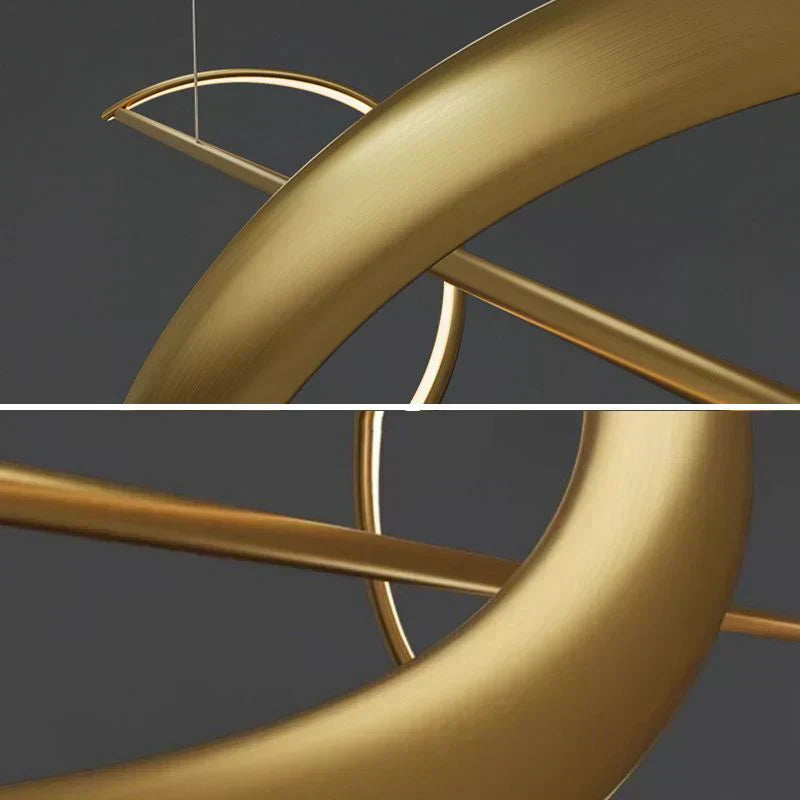 Elegant LED Pendant Light for Home and Office - Metal and Acrylic Design