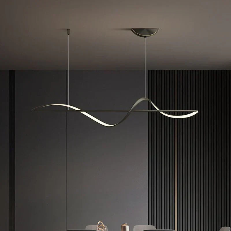 Elegant LED Pendant Light for Home and Office - Metal and Acrylic Design