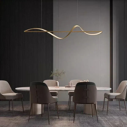 Elegant LED Pendant Light for Home and Office - Metal and Acrylic Design