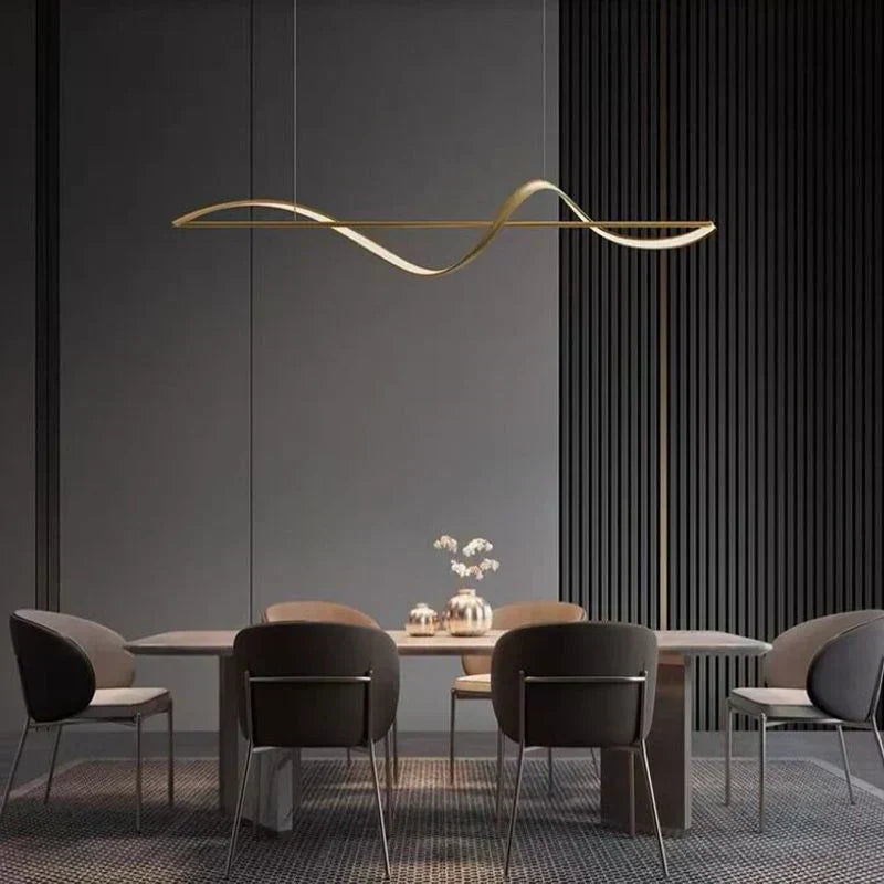 Elegant LED Pendant Light for Home and Office - Metal and Acrylic Design