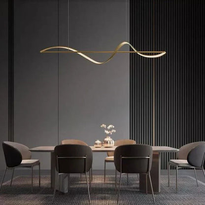 Elegant LED Pendant Light for Home and Office - Metal and Acrylic Design