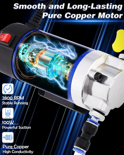 12V Electric Oil Extractor Pump – Self-Priming Fluid Transfer for Engine & Gear Oil