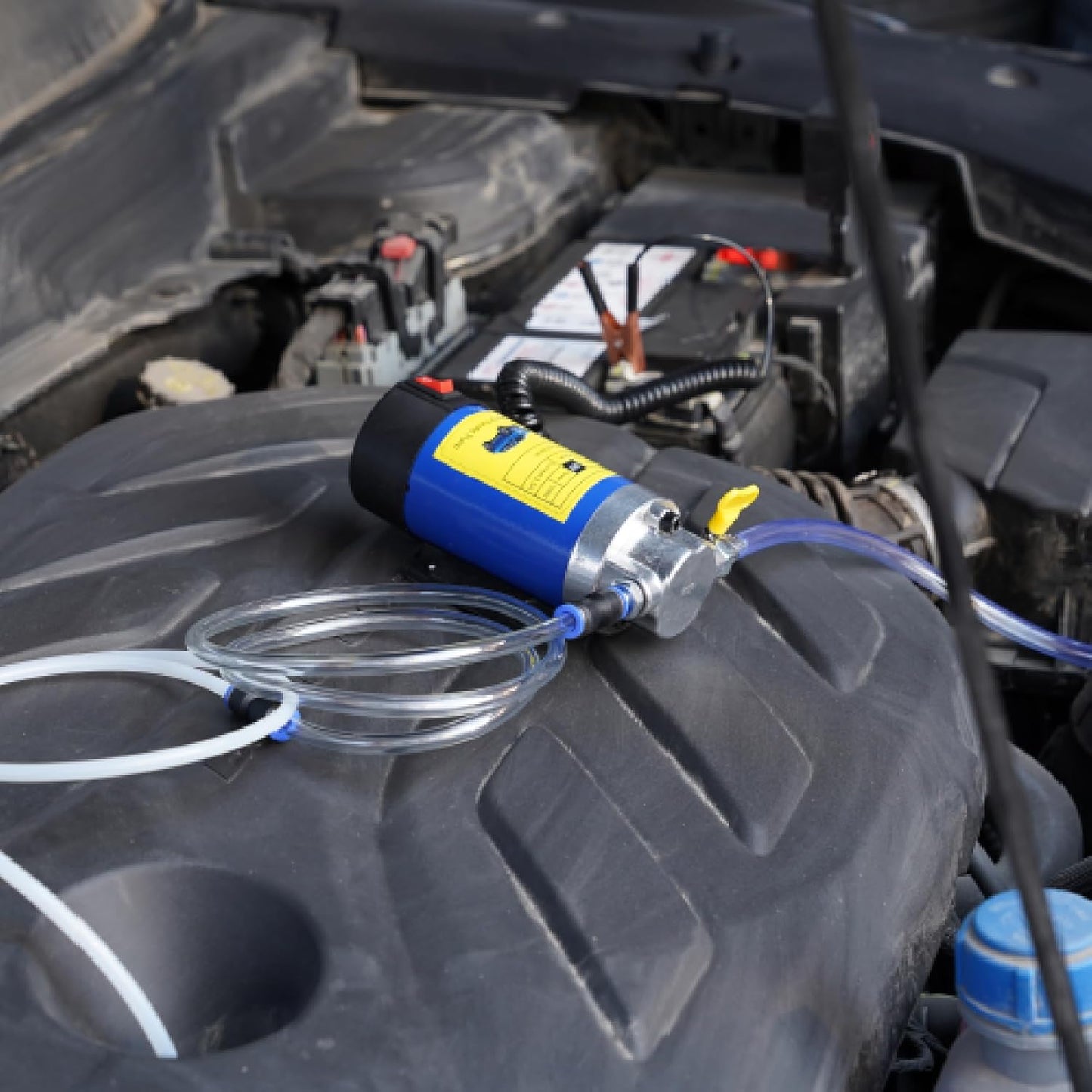 12V Electric Oil Extractor Pump – Self-Priming Fluid Transfer for Engine & Gear Oil