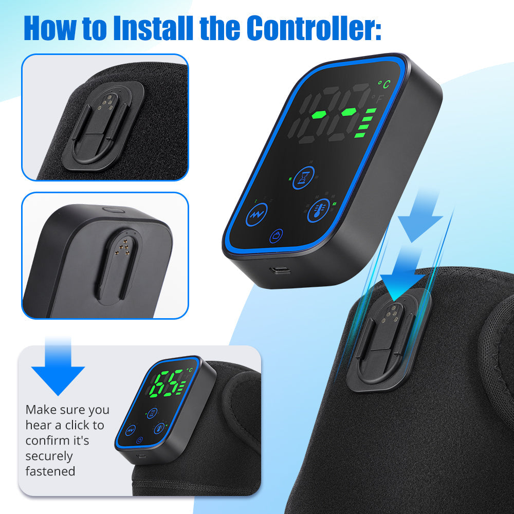 Knee Massager with Heating and App Control