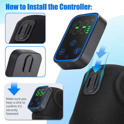 Knee Massager with Heating and App Control