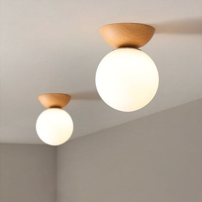 Japanese Ceiling Light with Adjustable Brightness for Home and Office Decor