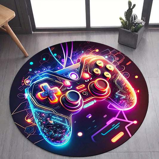 PlayStation Rug in Crystal Velvet for Gaming Room or Home Decor