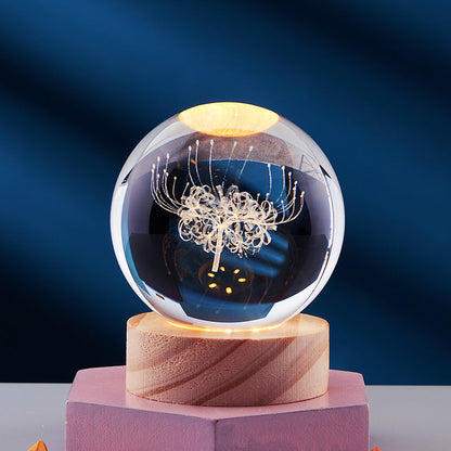 3D Crystal Night Light Lamp for Home Decor - Magical 3D Effect