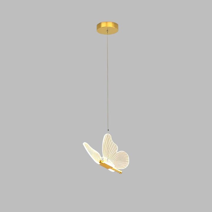 Butterfly LED Pendant Light with Sculpted Wings