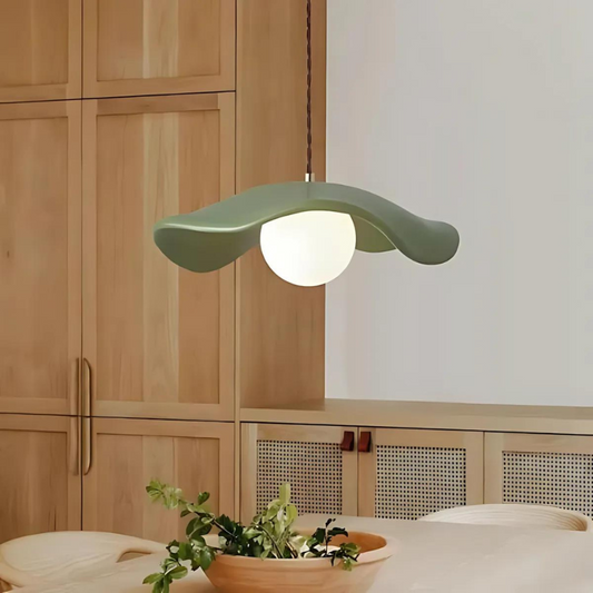 Wabi Sabi Metal Pendant Light for Dining Room and Home Decor