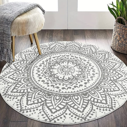 Bohemian Non-Slip Area Rug for Living Room and Home Decor
