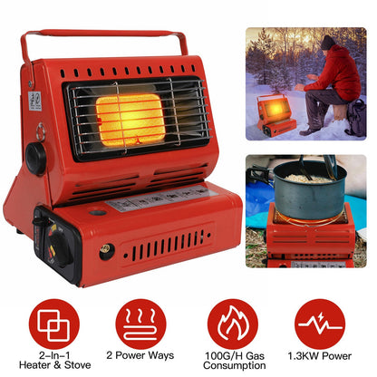 Butane Burner Heater Portable Outdoor Cooking Stove for Camping Fishing