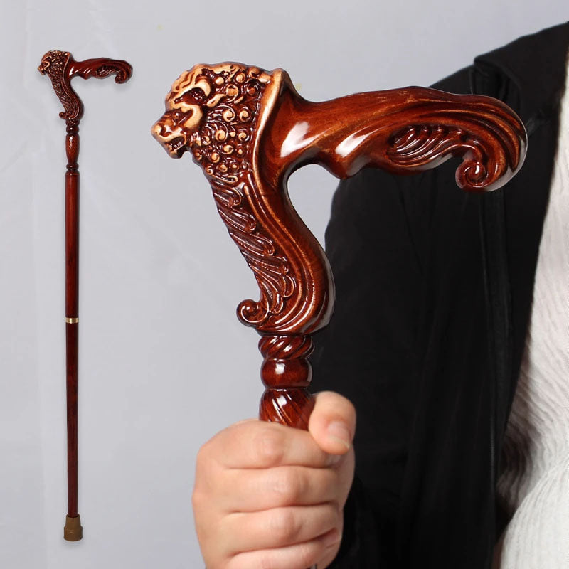Wooden Walking Cane for Men and Women