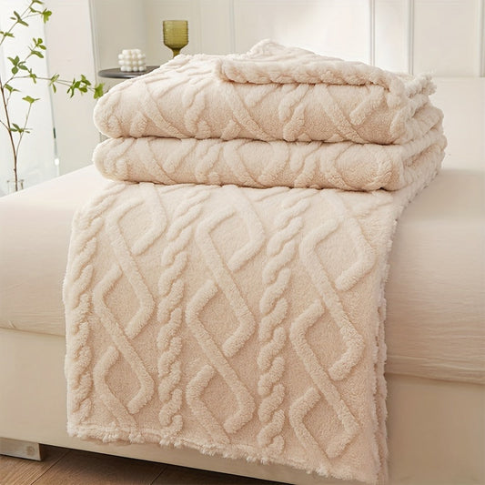 Cozy Soft Blanket for Home and Office - Warm, Stylish, and Comfortable