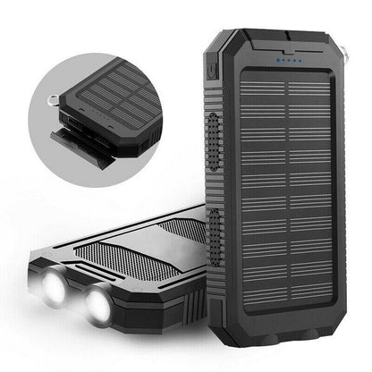 20000mAh Waterproof Solar Power Bank