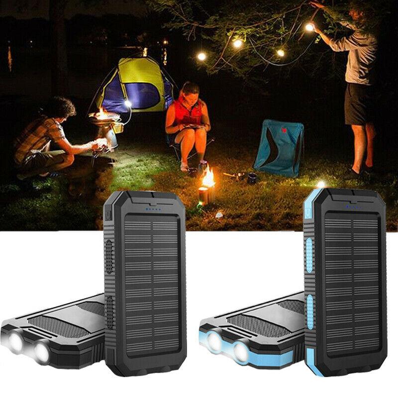 20000mAh Waterproof Solar Power Bank