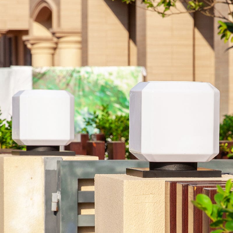 Solar-Powered Acrylic Outdoor Garden Lamp - Elegant Lighting for Home