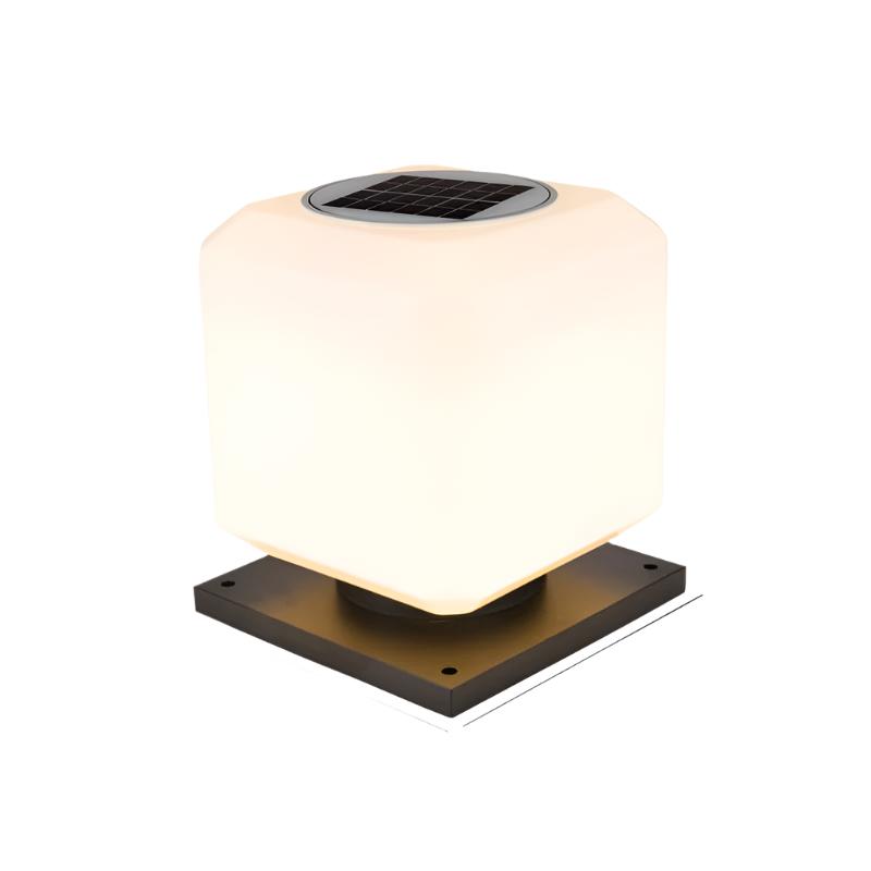Solar-Powered Acrylic Outdoor Garden Lamp - Elegant Lighting for Home
