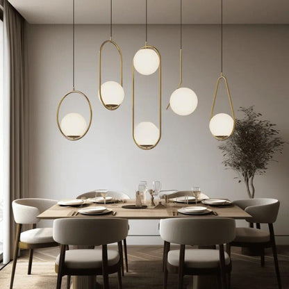 LED Pendant Light Warm White Gold Finish for Home and Office Decor