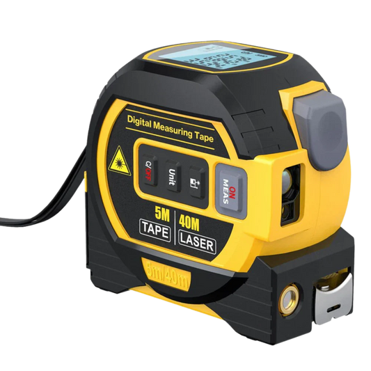 3-in-1 Laser Tape Measure Volume Measurement Tool 40M