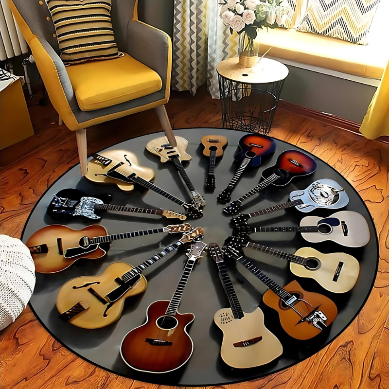 Anti-Slip Area Rug for Living Room and Bedroom - Soft, Stylish, Durable
