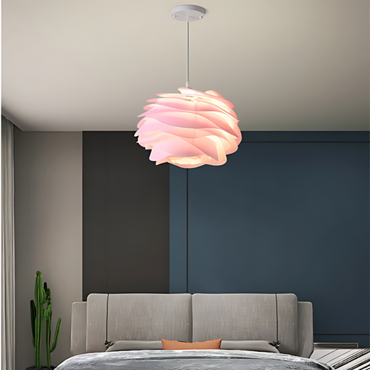 Elegant Crystal Ceiling Light Rose Design for Home and Office Decor