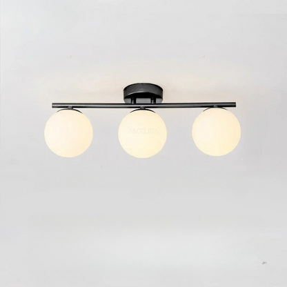 Elegant LED Glass Ceiling Light for Modern Home and Office Decor