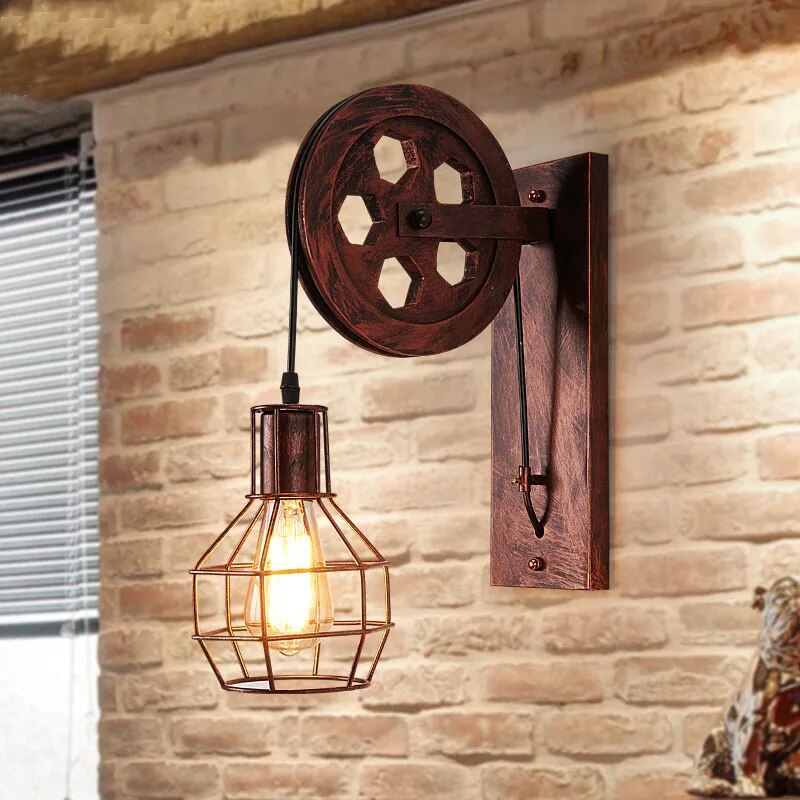 Mid-Century Wall Light Fixture for Home with Warm Ambient Glow
