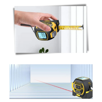 3-in-1 Laser Tape Measure Volume Measurement Tool 40M