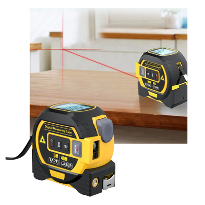 3-in-1 Laser Tape Measure Volume Measurement Tool 40M