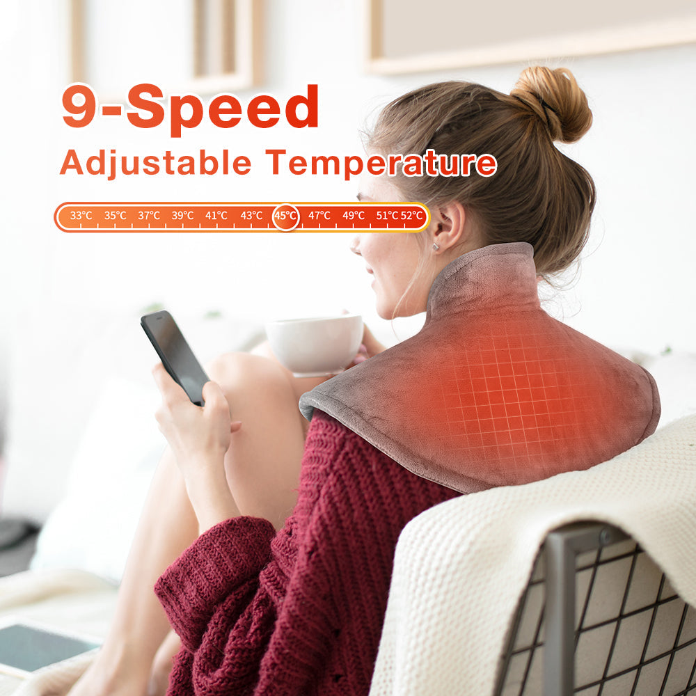 Shoulder Neck Heating Pad Electric Therapy Wrap