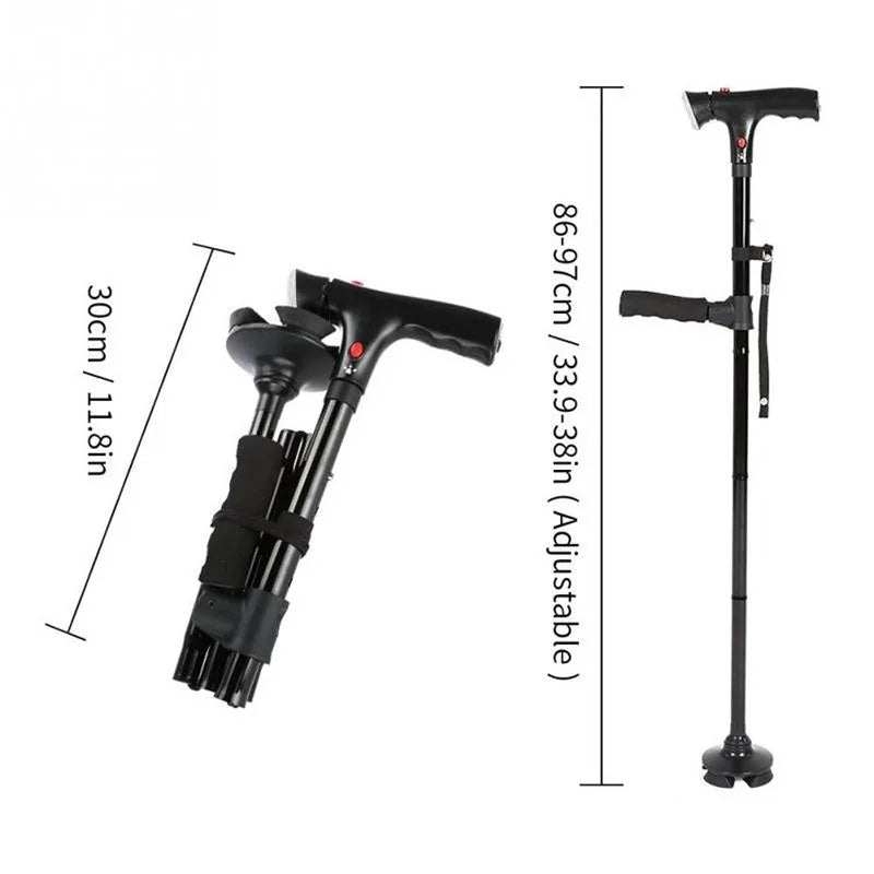 Adjustable Walking Cane for Mobility Support