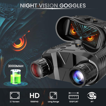 3D Night Vision Goggles Binoculars for Hunting and Outdoor Activities