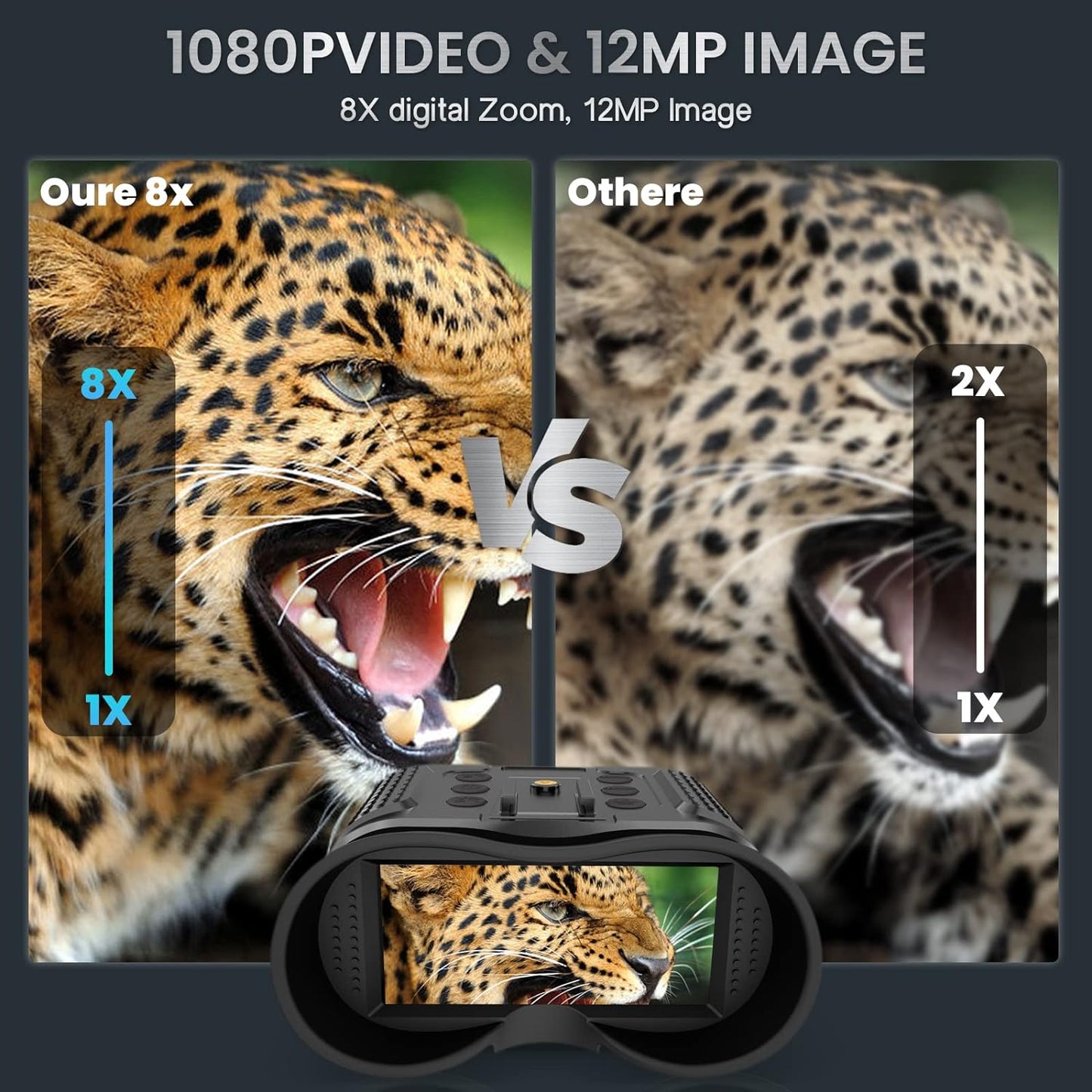 3D Night Vision Goggles Binoculars for Hunting and Outdoor Activities