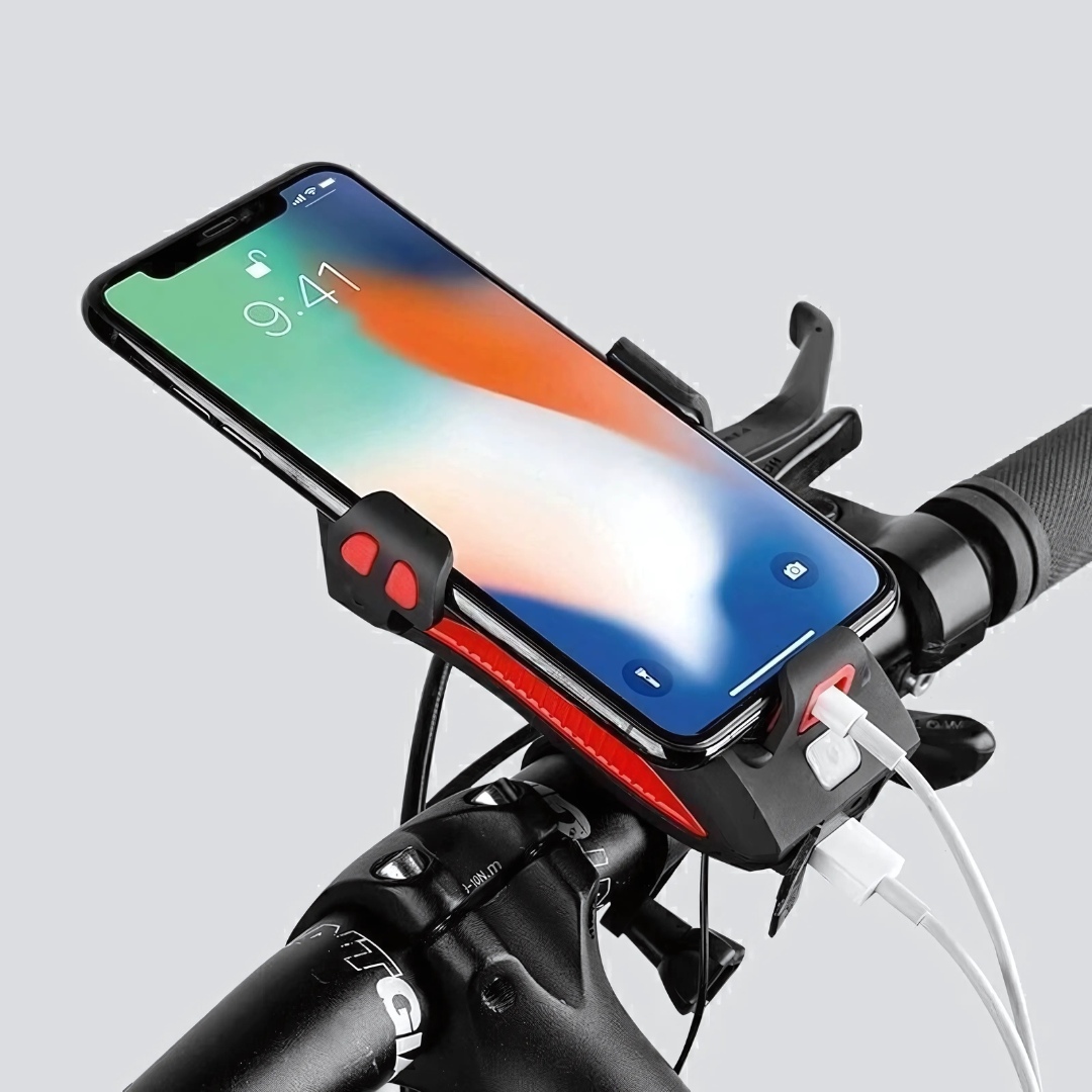 4-in-1 Bicycle Light Power Bank 1500 Lumens LED