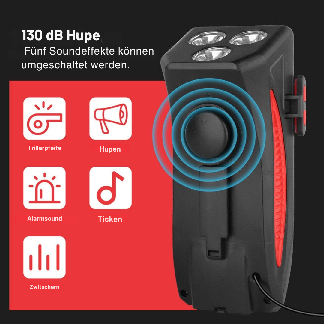 4-in-1 Bicycle Light Power Bank 1500 Lumens LED