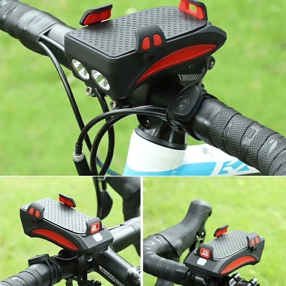 4-in-1 Bicycle Light Power Bank 1500 Lumens LED