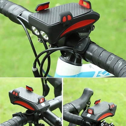 4-in-1 Bicycle Light Power Bank 1500 Lumens LED