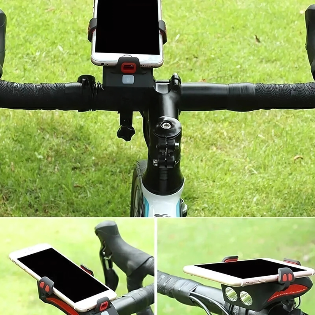 4-in-1 Bicycle Light Power Bank 1500 Lumens LED