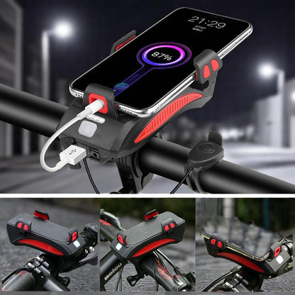 4-in-1 Bicycle Light Power Bank 1500 Lumens LED