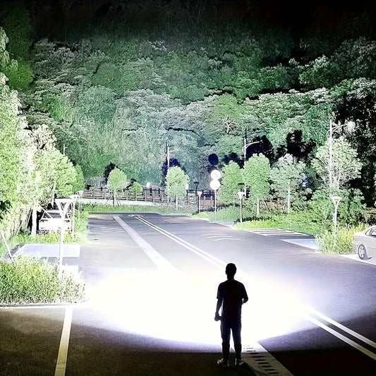 PrimFlora Pro World's Brightest LED Torch – 100,000 Lumens, Waterproof, Aluminium