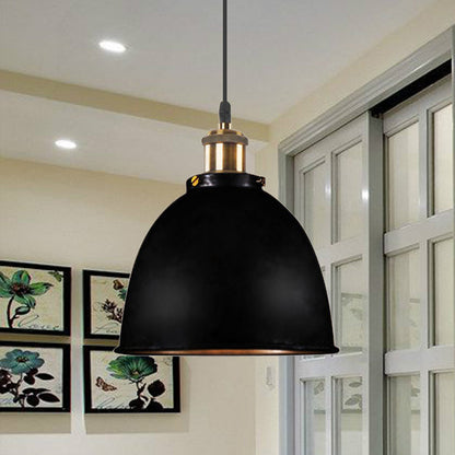 Industrial Pendant Light for Modern Living Spaces - Steel Design for Home & Office