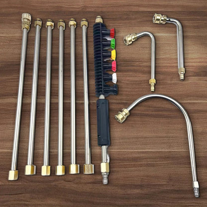 High-Pressure Washer Wand Set Telescopic 4000 PSI for Gutter Roof Cleaning