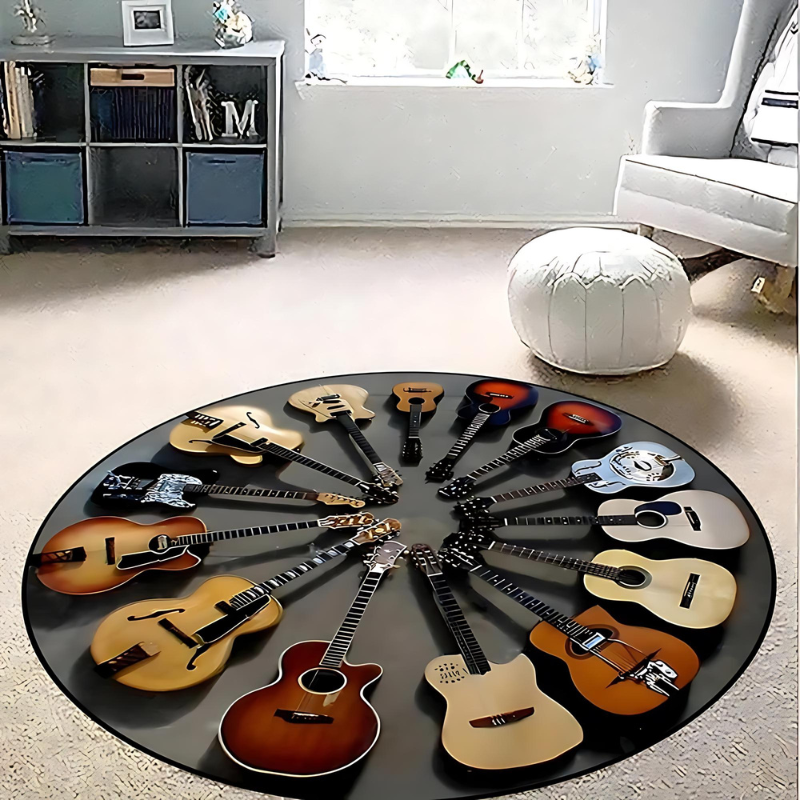 Anti-Slip Area Rug for Living Room and Bedroom - Soft, Stylish, Durable
