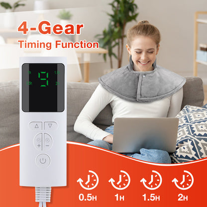 Shoulder Neck Heating Pad Electric Therapy Wrap