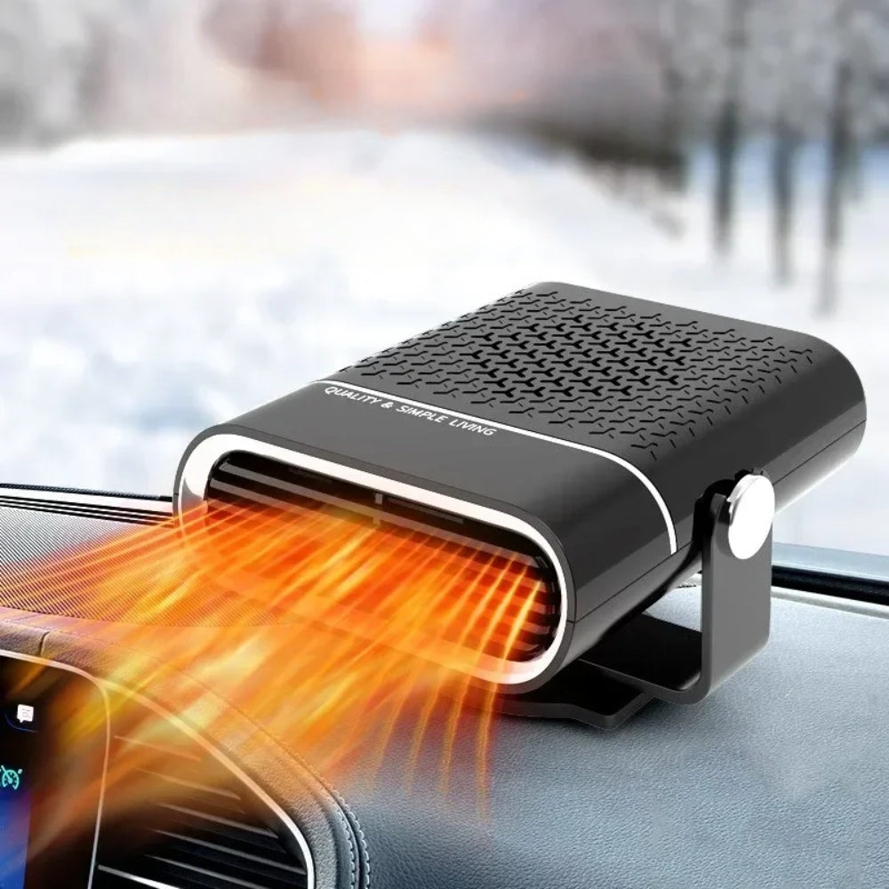Portable Car Heater 4-in-1 Fan for Heating Cooling Defrosting 12V