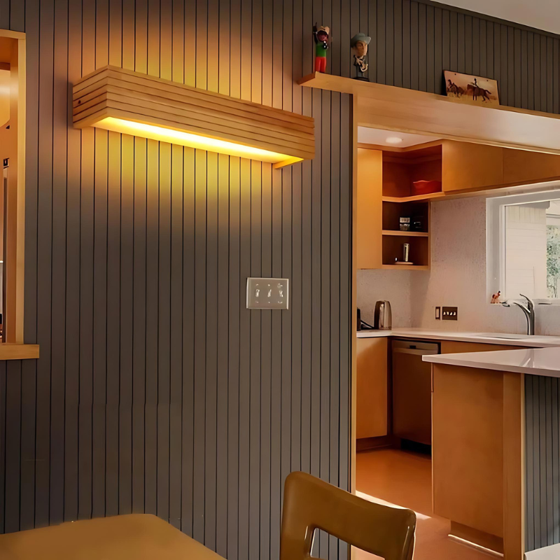 Waterproof LED Bathroom Wall Light - Modern Rectangular Design for Home Use