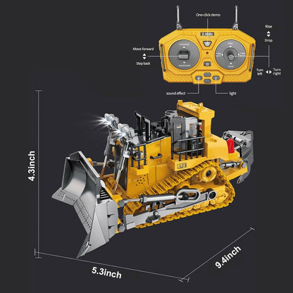 4WD Remote Control Excavator Bulldozer Dump Truck
